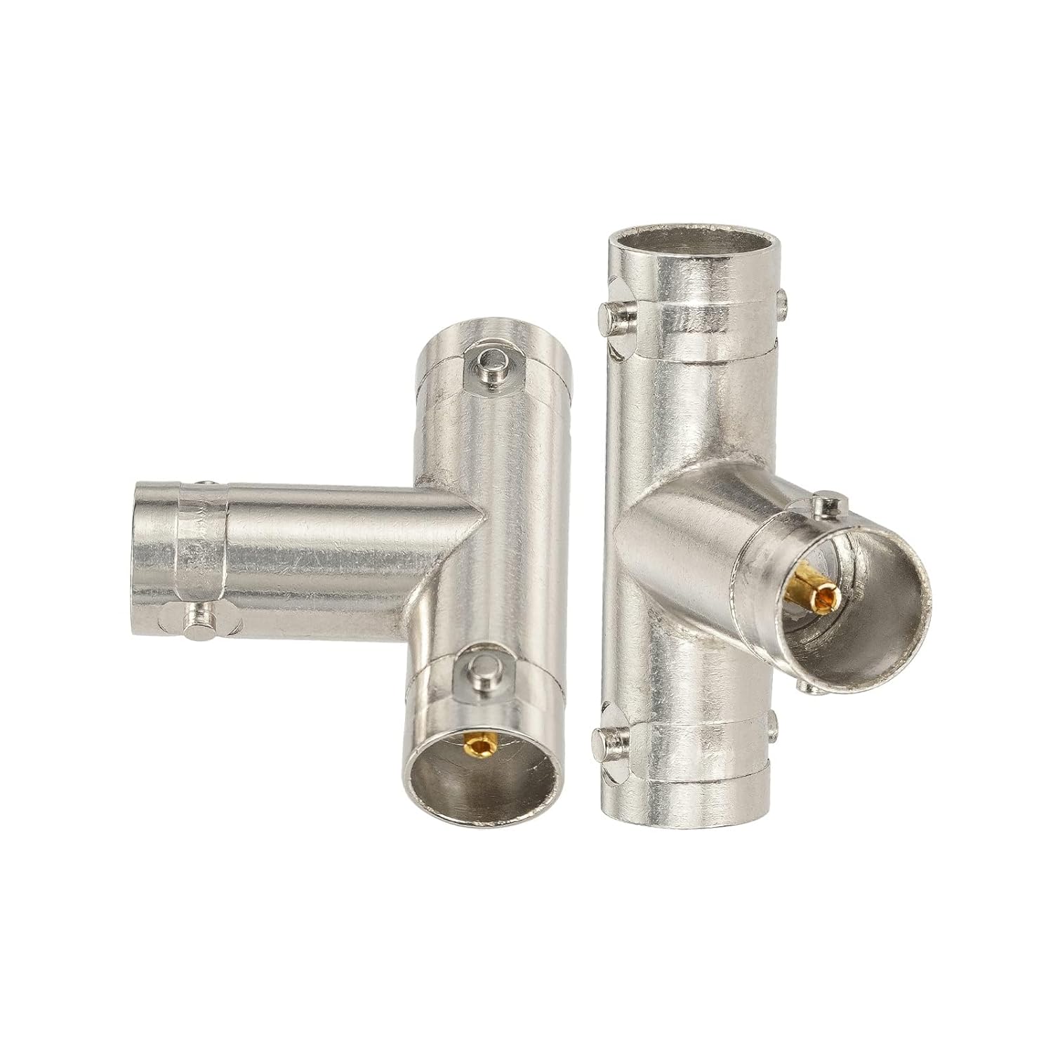 Superbat SDI BNC Splitter Adapter 75 Ohm BNC Female to Dual Female Splitter 1 in 2 Out for HD-SDI Scope CCTV Security System Monitor Connector etc. 2pcs