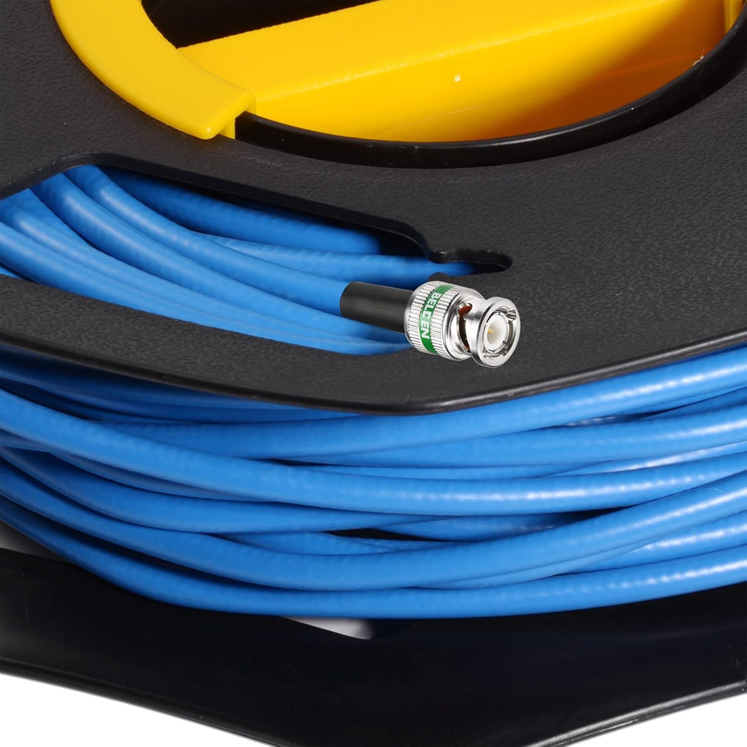 Superbat SDI Cable 3G/6G/12G SDI Cable Belden 1694A Cable, BNC Cable 75Ohm + SDI Cable Spool for 4K/6K Video Transfer SDI Recorder HDTV Upgrades SDI Frame Synchronizer