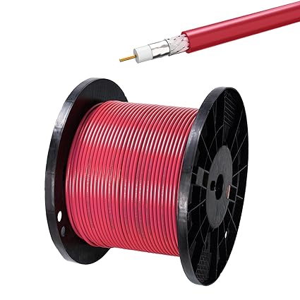 Superbat Belden 1694A Coax Cable 100ft 75 Ohm Coaxial Cable Low Loss Precision Video Wire High Speed Support 3G/6G/12G SDI/4k/8K Video,Professional SDI Applications