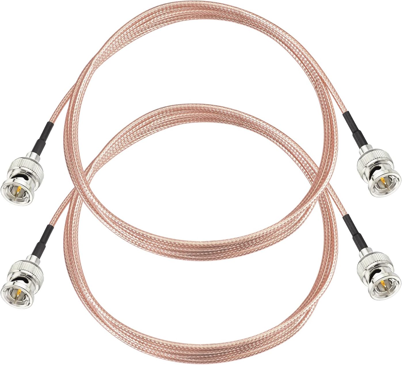 Superbat 3G HD SDI Cable BNC Jumper  75 ohm for Cameras Monitor Vedio Recorder BMCC Video Equipment Supports HD-SDI 3G-SDI 4K 8K SDI Video Cable 2Pcs