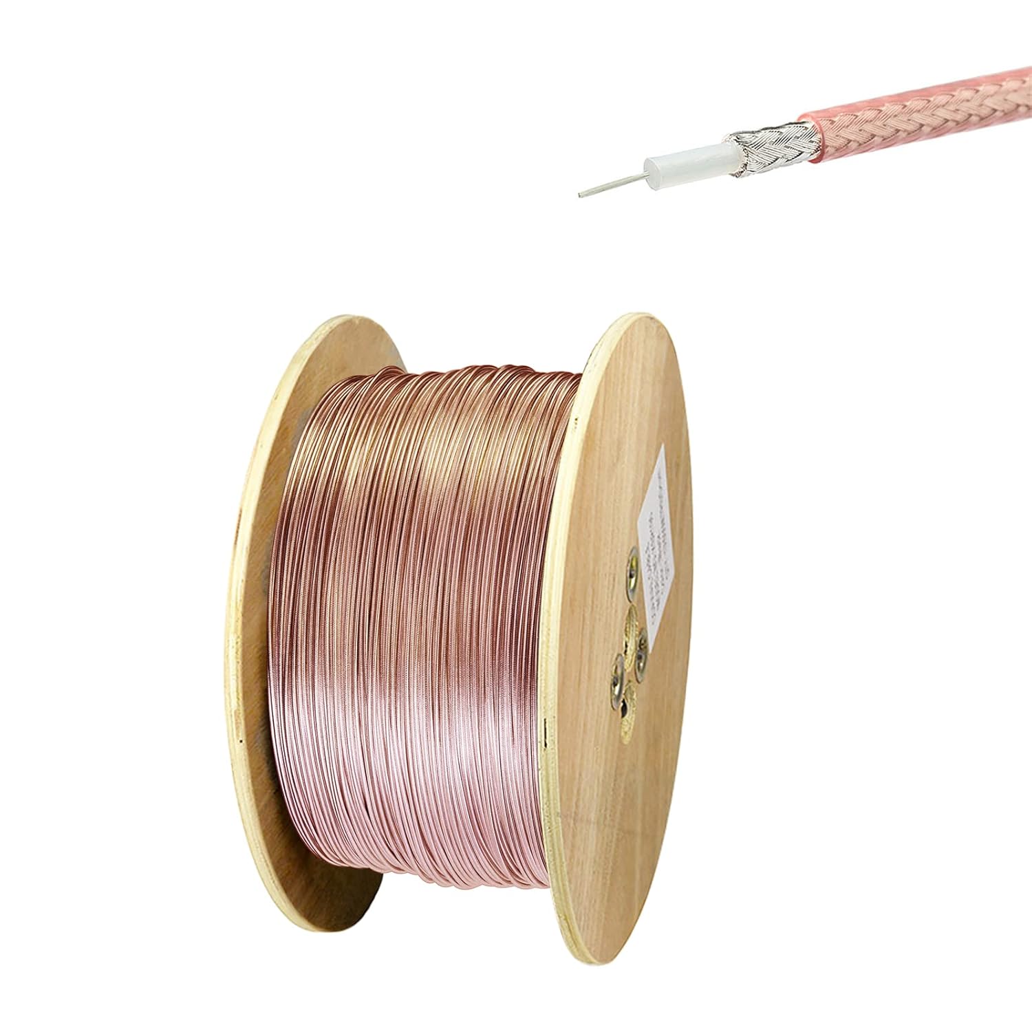 Superbat RG179 Thin Coax Cable 75 Ohm RG179 Coaxial Cable Low Loss for BNC SDI Jumper TV DVR Recorder SDI Converter etc. 15ft