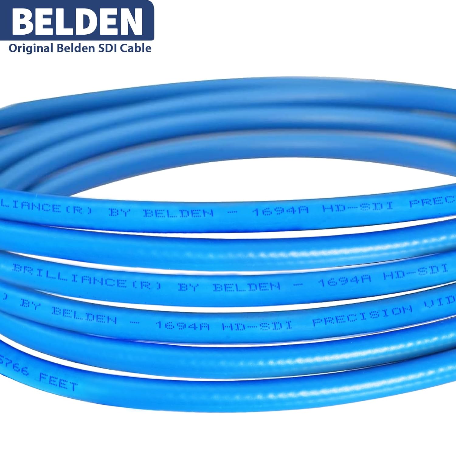 Superbat SDI Cable 8inch BNC Female to Female Barrel Connector 75 Ohm Belden 1694A Jumper for HD-SDI/3G-SDI/6G-SDI/4K/8K SDI Video Camera Cable (2Pcs)