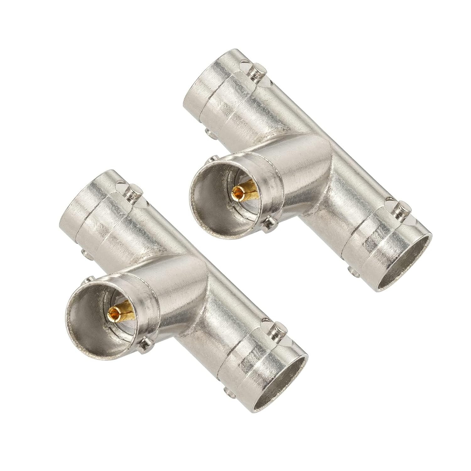 Superbat SDI BNC Splitter Adapter 75 Ohm BNC Female to Dual Female Splitter 1 in 2 Out for HD-SDI Scope CCTV Security System Monitor Connector etc. 2pcs