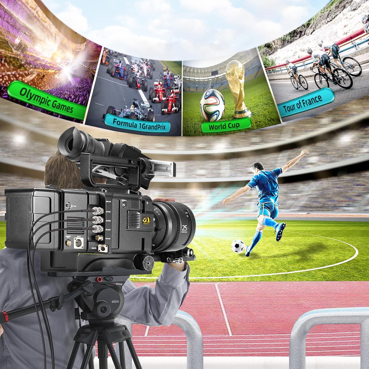 Superbat 3G SDI HD-SDI Cable BNC Jumper Thin Short Belden 1855A - 2M/6ft - Supports HD-SDI/3G-SDI/4K/8K Video,Precision SDI Video Cable (1Pcs)