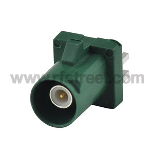 Fakra-Male-PCB-mount-Plug-End-Launch-Car-connector-Green-6002-TV1_F03-SPEDM-E_PT02