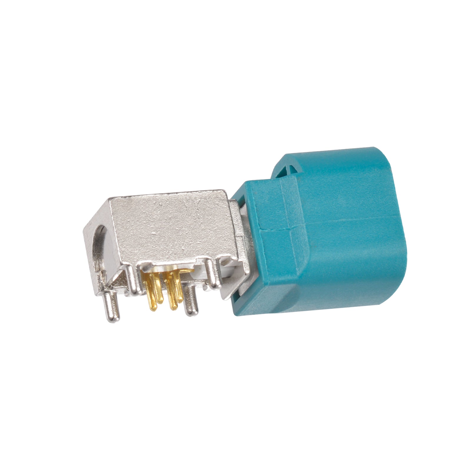 HSD-RF-Connector-Fakra-4pin-Code-Z-Jack-PCB-mount-right-angle-RF-car-connector_F03-RJPT4-Z_PT02