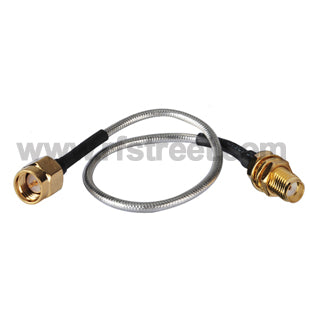 Pigtail-cable-SMA-male-to-SMA-female-bulkhead-RG405-Custom-RF-cable-assembly_AC-S01BH-S01SP-S08-15_PT00