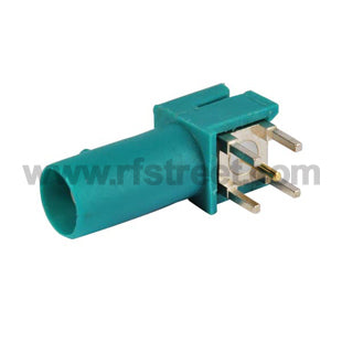 RF-Fakra-Connector-Plug-PCB-mount-right-angle-Waterblue-5021-Neutral-coding_F03-RAPT4-Z_PT00