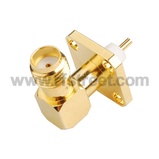 RF-SMA-Connector-4-hole-panel-mount-Jack-Right-Angle-with-extended-dielectric_S01-RRHL4-11BS00_PT00