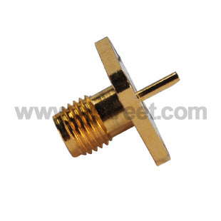 RF-SMA-Connector-4-hole-panel-mount-Jack-with-solder-cup_S01-FJHL4-11BS01_PT00