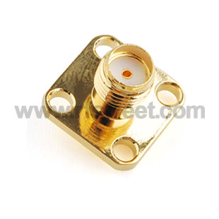 RF-SMA-Connector-4-hole-panel-mount-Jack-with-tab-terminal_S01-FJHL4-11BS00_PT00