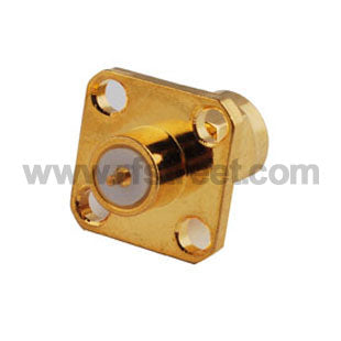 RF-SMA-Connector-4-hole-panel-mount-Plug-with-solder-post-terminal-short-vers_S01-FPHL4-11BS02_PT01
