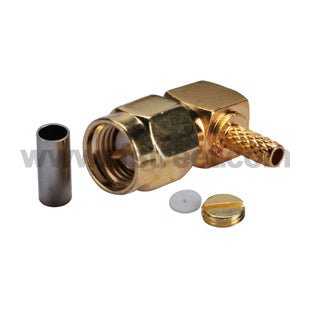 RF-SMA-connector-Crimp-Plug-right-angle-coax-for-LMR100_S01-RA316-11BS00_PT00