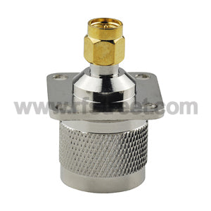 RF-adapter-SMA-Male-to-N-Male-flange-panel-mount-RF-adapter_AD-N01FP-S01FP-41BS00_PT02