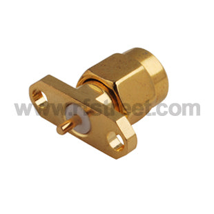SMA-Connector-2-hole-panel-mount-Plug-with-solder-Post-terminal_S01-FPHL2-11BS00_PT01