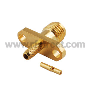 SMA-Connector-Jack-2-Hole-Flange-Panel-Crimp-RF-Connector-for-LMR100_S01-FJ316HL2-11BS00_PT01