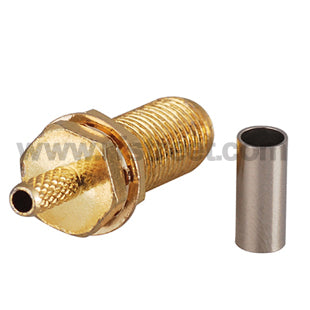 SMA-Jack-female-Bulkhead-with-15mm-long-thread-Straight-RF-connector-for-RG316_S01-BH316-11BS03_PT01