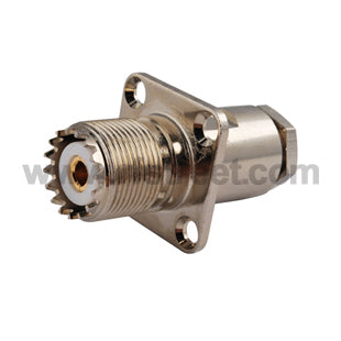 UHF-Clamp-Jack-with-flange-Panel-mount-RF-Connector-for-LMR195_U01-FJL19HL4-41BS01_PT00