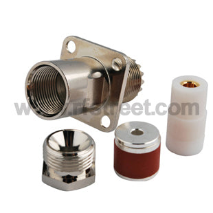 UHF-Clamp-Jack-with-flange-Panel-mount-RF-Connector-for-LMR195_U01-FJL19HL4-41BS01_PT02