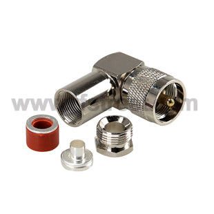 UHF-Clamp-Plug-Right-Angle-connector-for-LMR195_U01-RAL19-41BS01_PT01