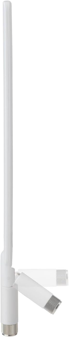 Superbat High Gain 12dBi Dual Band WiFi Antenna 2.4GHz/5GHz 5.8GHz Omnidirectional RP-SMA Antenna White for Router, Wireless Access Point, Security Cameras 2-Pack