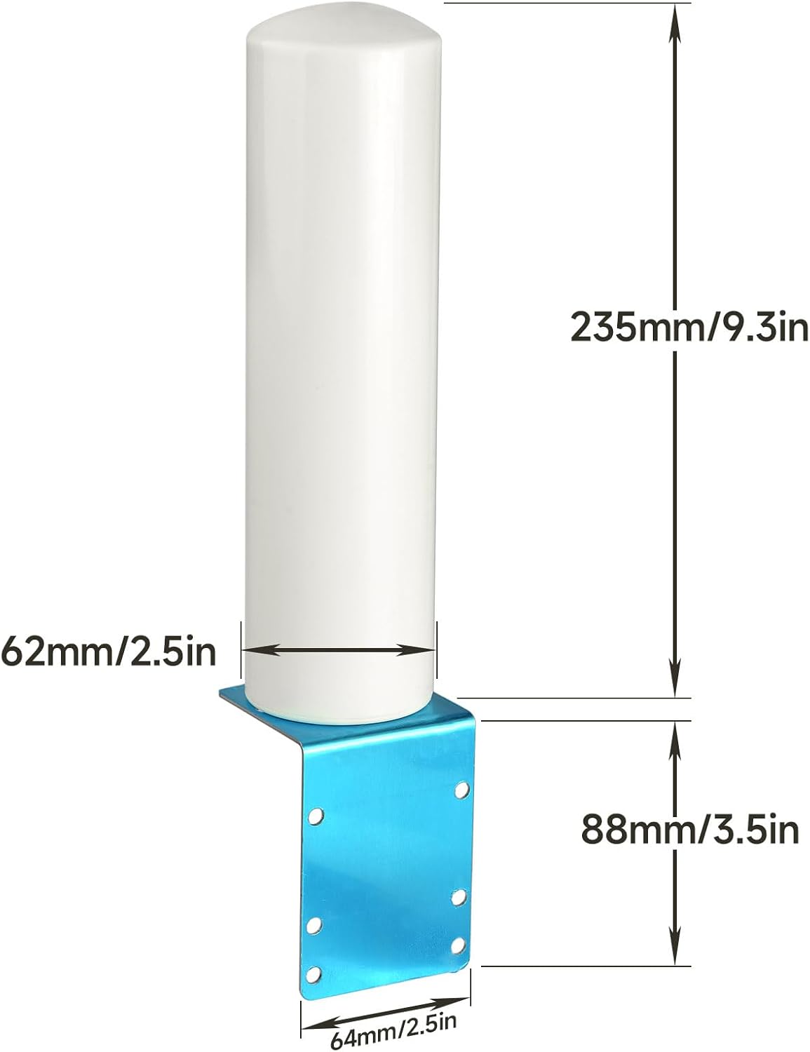Superbat 4G LTE Outdoor Wall Mount Waterproof Antenna Type N Female Antenna for Verizon AT&T T-Mobile Sprint 4G LTE Router Gateway Cellular Modem
