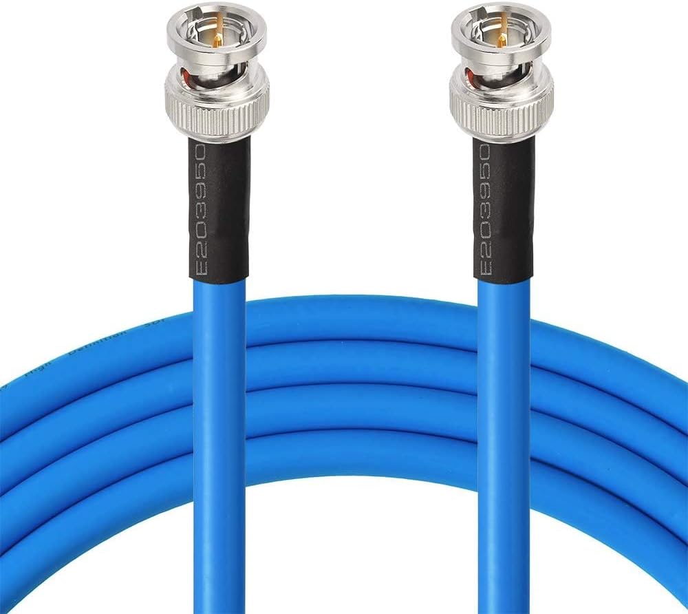 Superbat SDI Cable BNC Cable 3G/6G (Belden 1694A，1ft Supports HD-SDI/3G-SDI/4K/8K，SDI Video Cable Precision Video Cable (1Pcs)