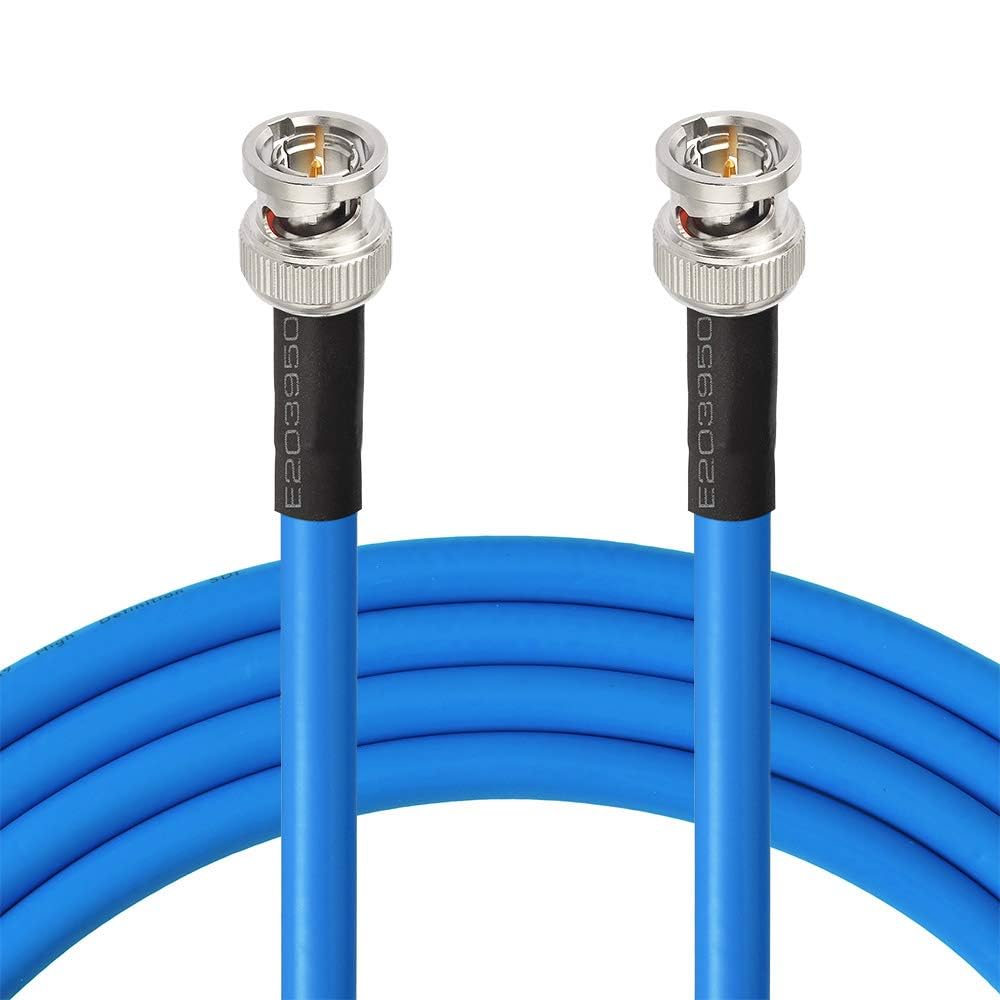 Superbat SDI Cable BNC Cable 3G/6G (Belden 1694A，1ft Supports HD-SDI/3G-SDI/4K/8K，SDI Video Cable Precision Video Cable (1Pcs)