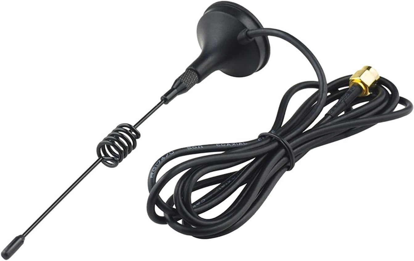 Superbat WiFi Antenna 2.4GHz Antenna Magnetic Base SMA Antenna with 10ft Extension Cable for Desktop PC Bluetooth Motherboard Wireless Network Card Router IP Security Camera Monitor etc. 2pcs