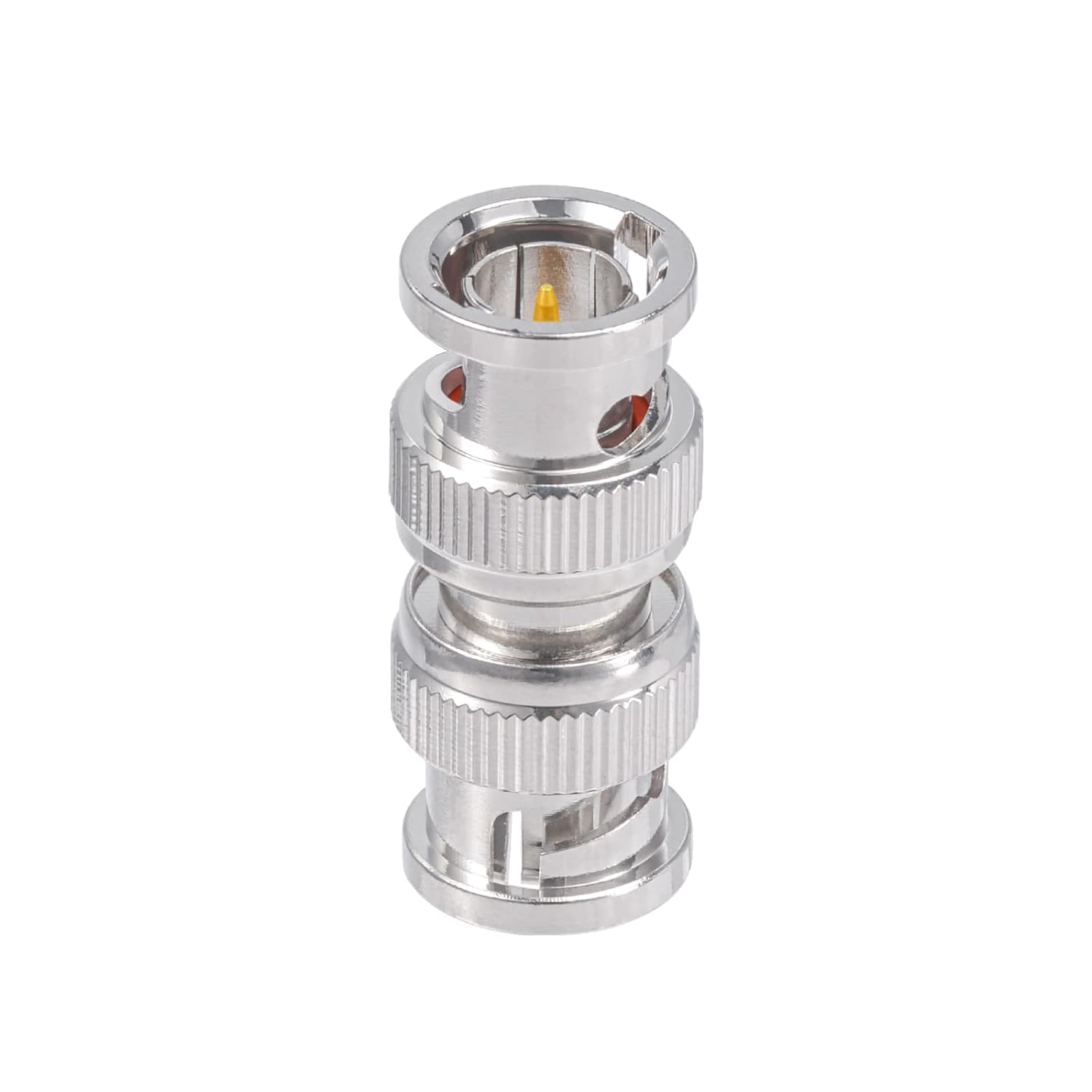 Superbat BNC Male Adapter 75 Ohm Coupler Connector for 3G/6G HD SDI Cable Switcher CCTV Video Transmitter Camera System 2-Pack