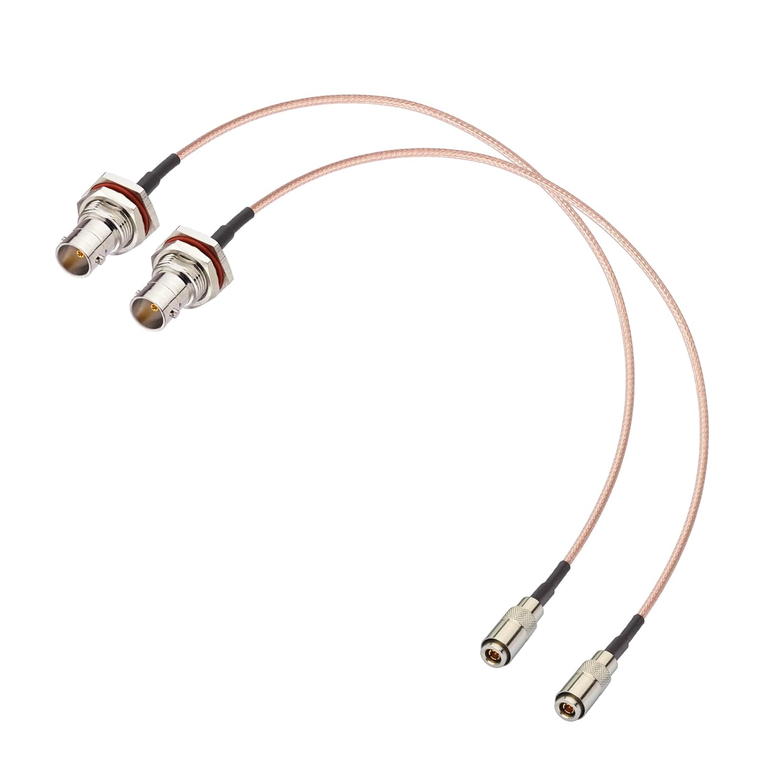 Superbat SDI Cable DIN 1.0/2.3 Male to BNC Female 75 Ohm RG179D Double Shielded Cable 12inch for Blackmagic RED Camera HD/3G-SDI Video 2-Pack
