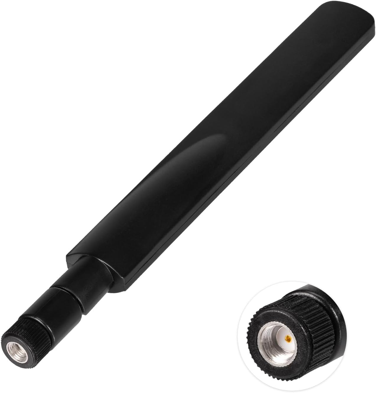 Superbat RP-SMA Antenna 2.4GHz 5GHz 5.8GHz Dual Band WiFi Antenna for Desktop PC Router Wireless SDI Video Receiver Camera Monitor etc. 2-Pack