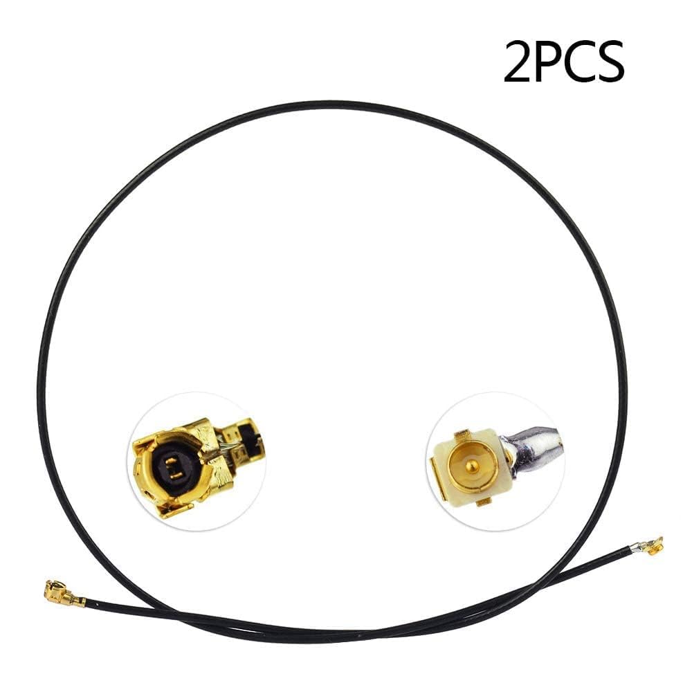 Superbat Cable (30cm/12) Female to Male RF Pigtail 1.13MM Low-Loss Extension Cable Pack of 2