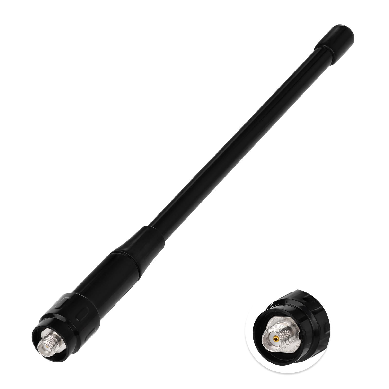 Superbat Dual Band 136-174 400-470MHz UHF VHF Radio Antenna SMA Female Whip Walkie Talkie Antenna Compatible with Baofeng UV-5R Retevis Aliunce HD1 Arcshell AR-5 Two Way Radio
