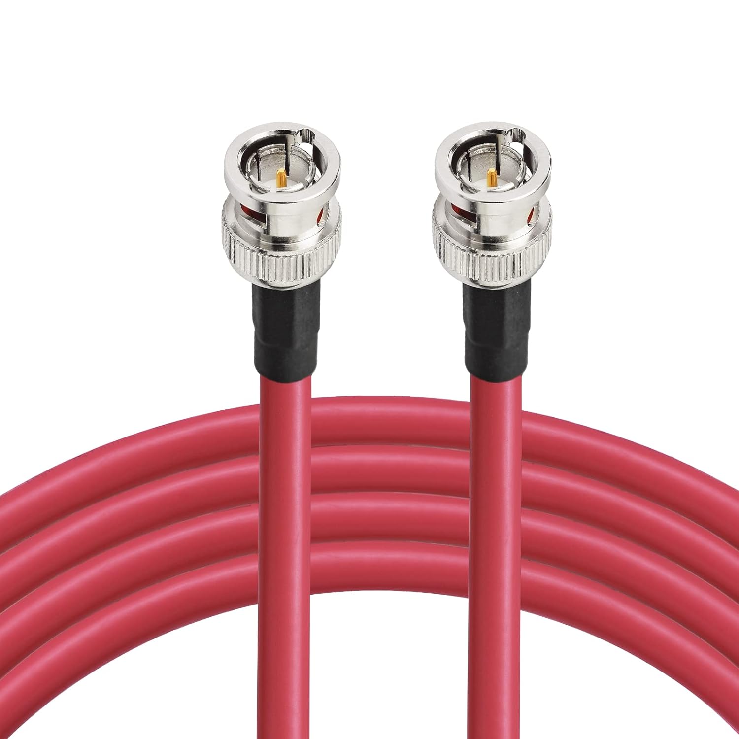 Superbat SDI Cable BNC Cable 75 ohm BNC Video Cable 3G/6G/12G SDI Cable Support HD-SDI/3G-SDI/6G-SDI/4K/6K Video Switcher Recorder CCTV Camera Converter 1-Pack