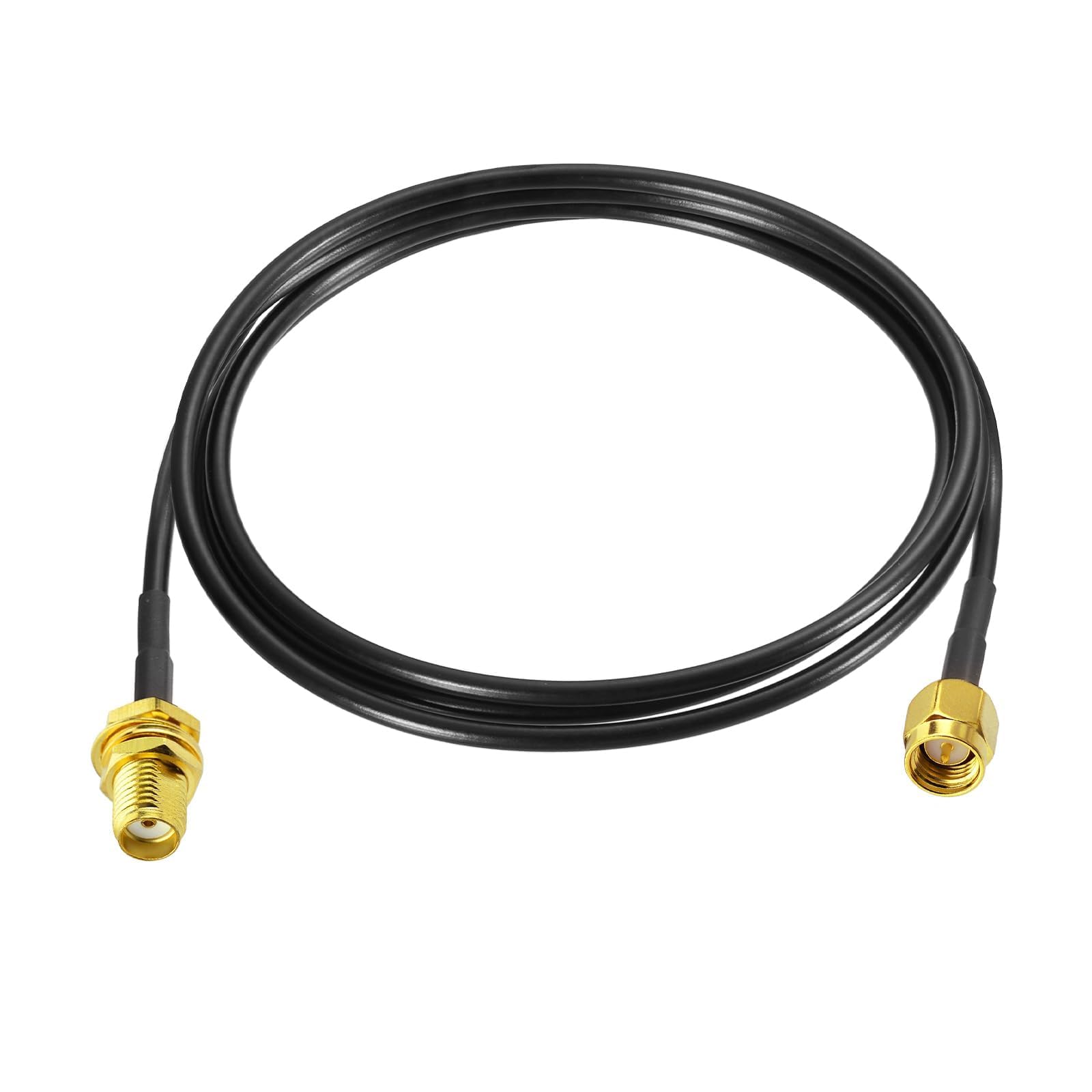 Superbat SMA Male to SMA Female Bulkhead Cable 10ft 50 Ohm Coax Cable for SDR Antenna Ham Radio, 3G 4G LTE Antenna, ADS-B, GPS Meter Radio etc.