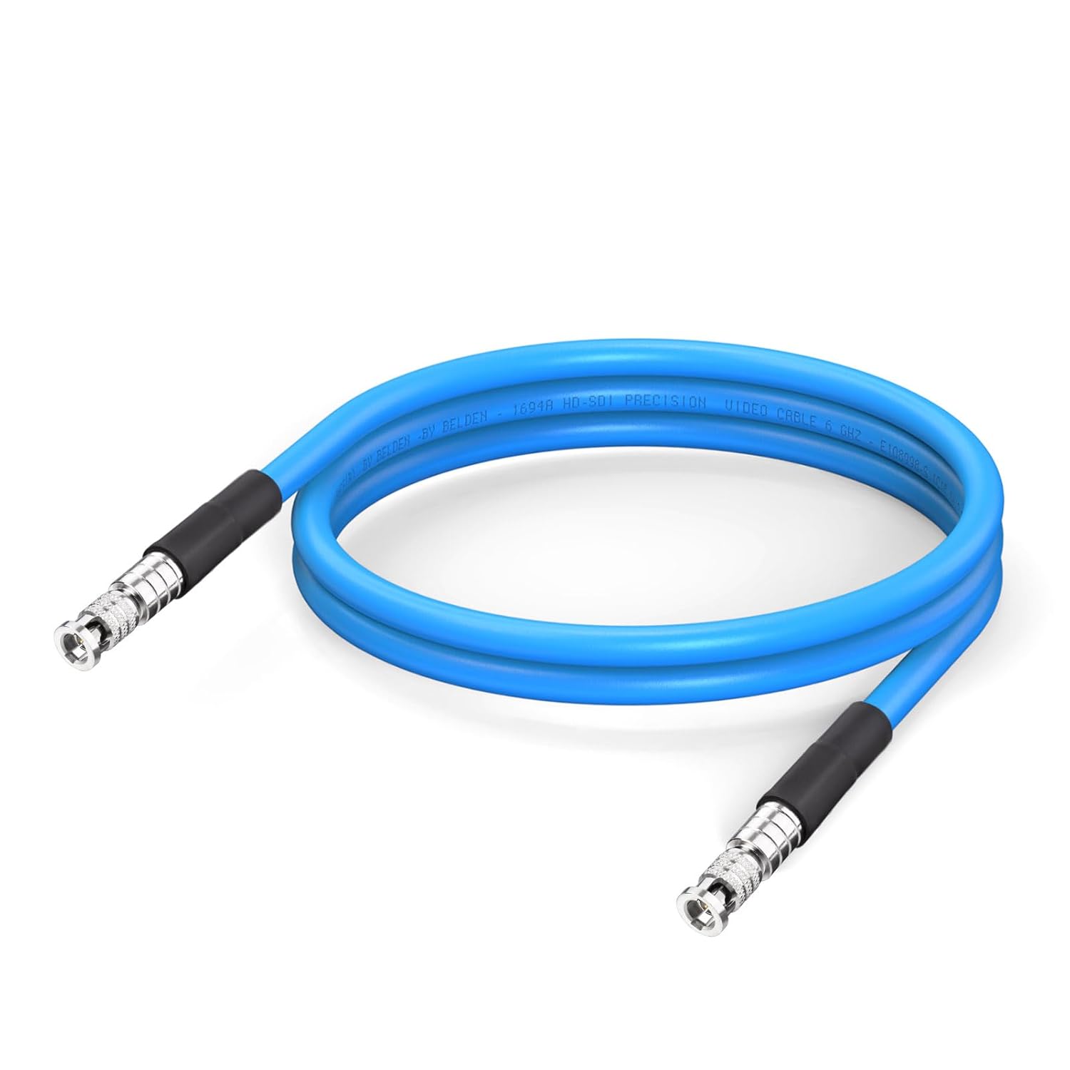 Superbat HDBNC Cable HDBNC Male to Male 75 Ohm Precision Belden 1694A Cable Broadcast-Grade Supports 3G/6G/12G-SDI, for Camera Monitor Router Video Switcher (3ft)
