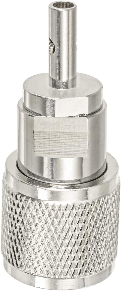 Superbat PL259 Coaxial Connectors UHF Male PL259 Solder Connector for RG316 RG174 RG188 LMR100 Coax Cable 5pcs