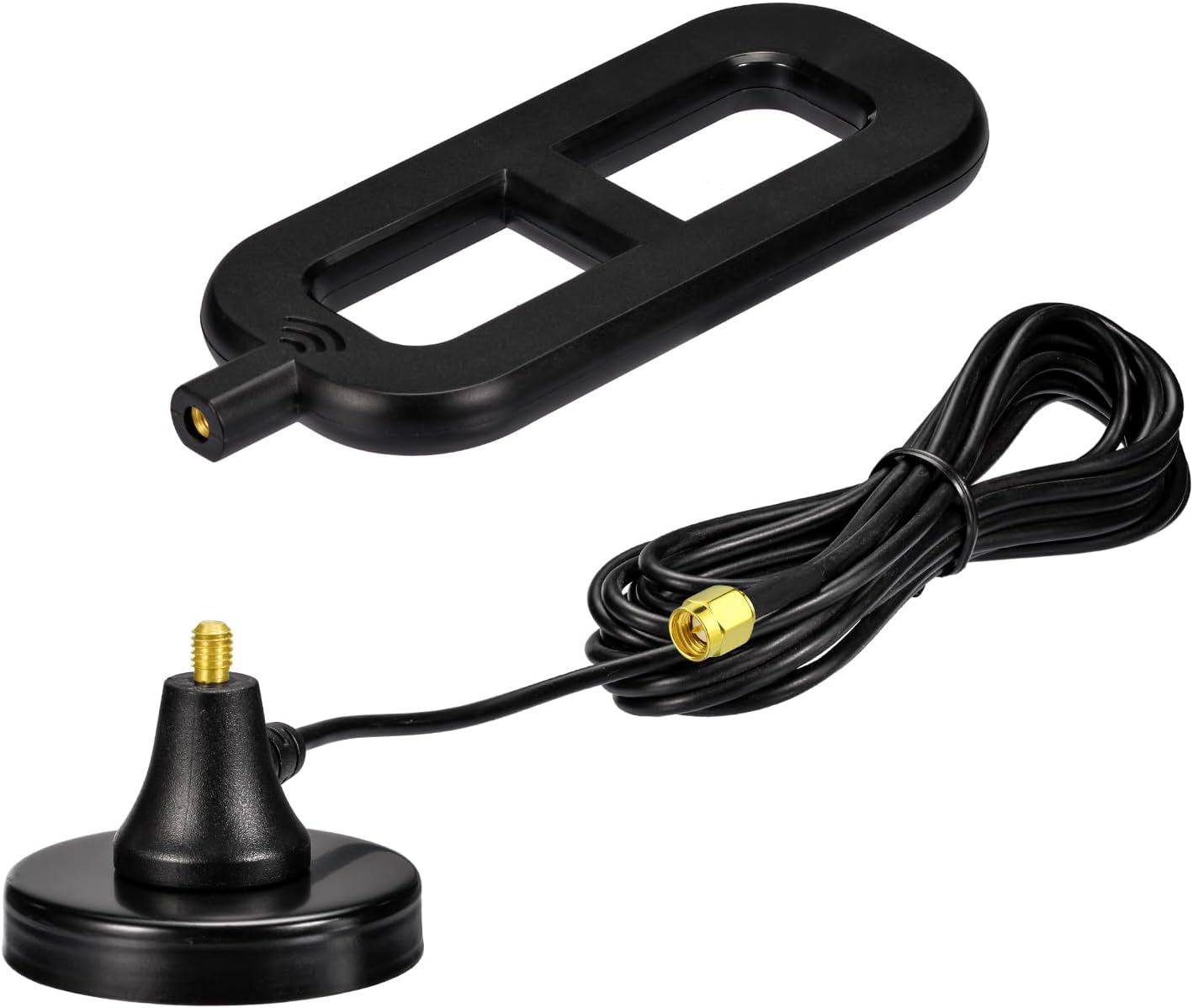 Superbat 4G LTE External Magnetic Antenna Omni Directional 8dBi SMA Male Antenna for AT&T Verizon T-Mobile Cellular Router Modem Extended Receiver Stealth Cam etc.