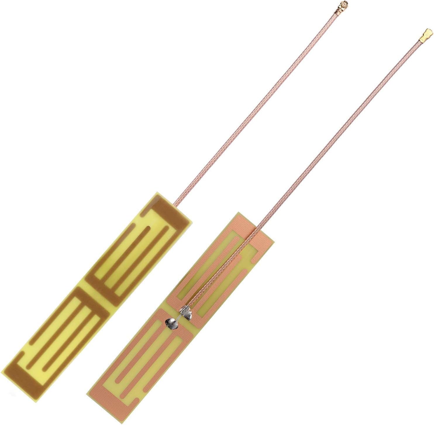 wlaniot 2.4G Wireless Mini PCI PCI-E WiFi Bluetooth Internal Antenna Built-in Antenna (5dbi,700-2600Mhz,U.FL/IPX Connector,RG178 Cable 4inches) 2pcs