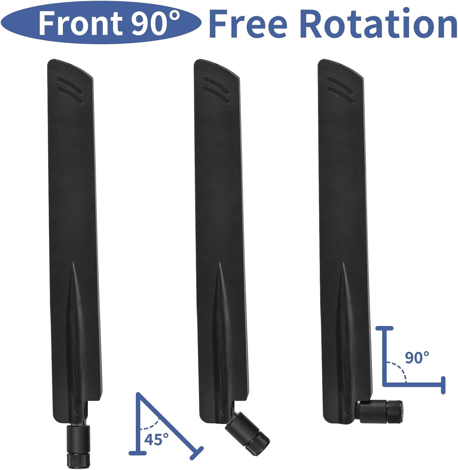 Superbat 4G LTE Cellular Trail Camera Antenna SMA Male Antenna Omni-Directional for Spypoint Cuddeback Trail Camera Router Security Camera MMDVM Hotspot Board etc. 2-Pack