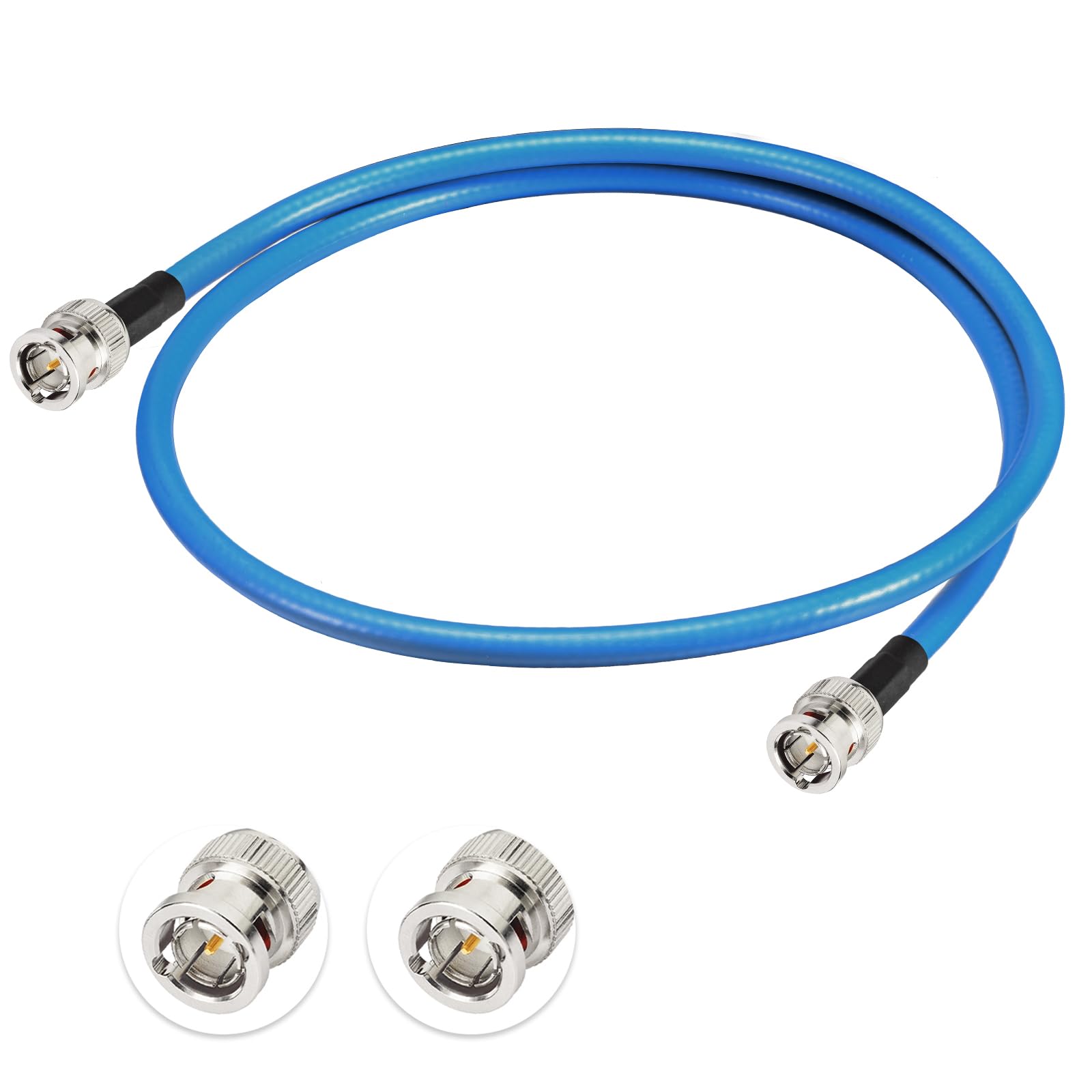 Superbat SDI Cable BNC Cable 3G/6G (Belden 1694A，1ft Supports HD-SDI/3G-SDI/4K/8K，SDI Video Cable Precision Video Cable (1Pcs)