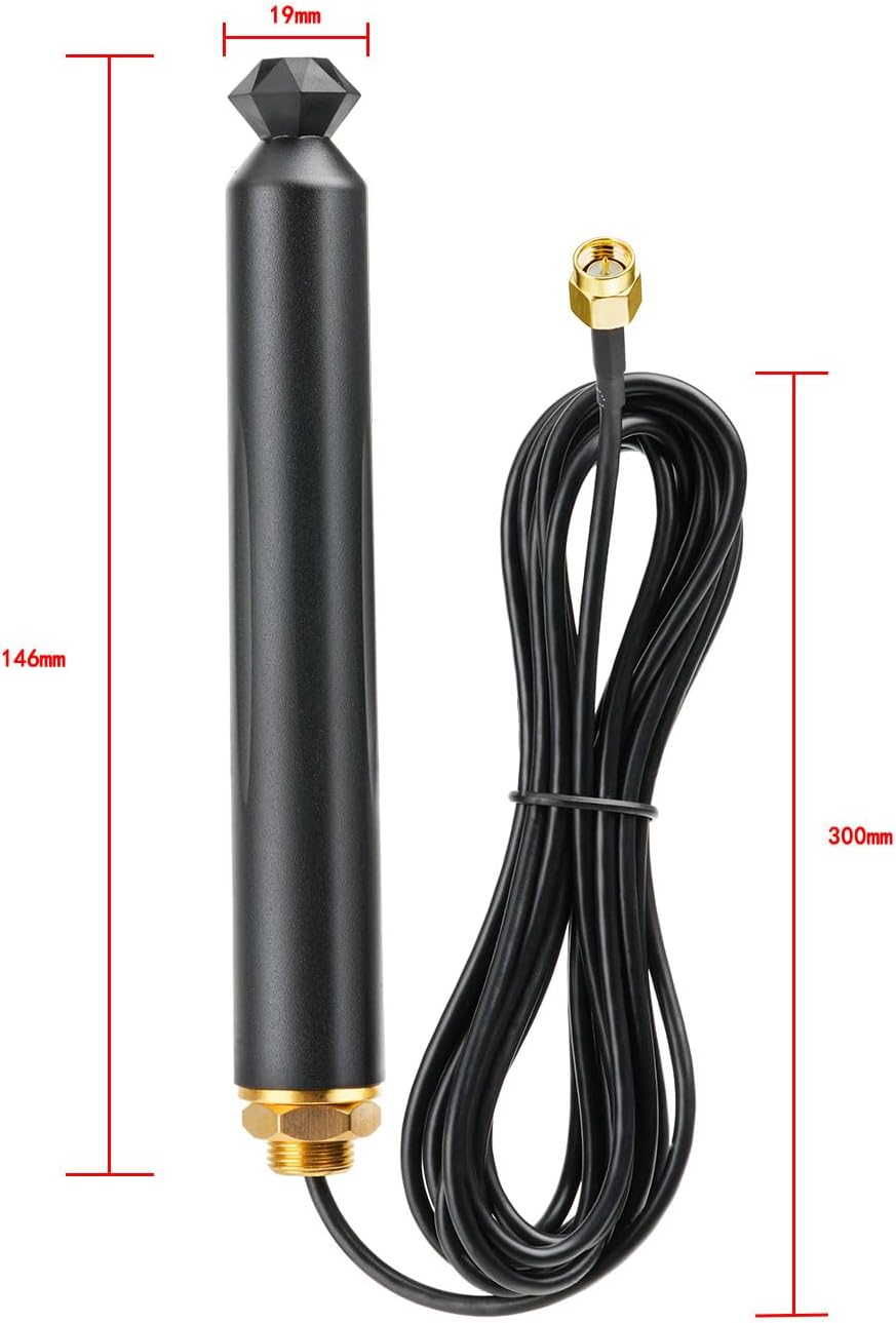 Superbat 4G LTE Outdoor Wall Mount Cellular Antenna Waterproof SMA Male Antenna for Verizon AT&T T-Mobile Sprint 4G LTE Router Gateway Modem Trail Camera