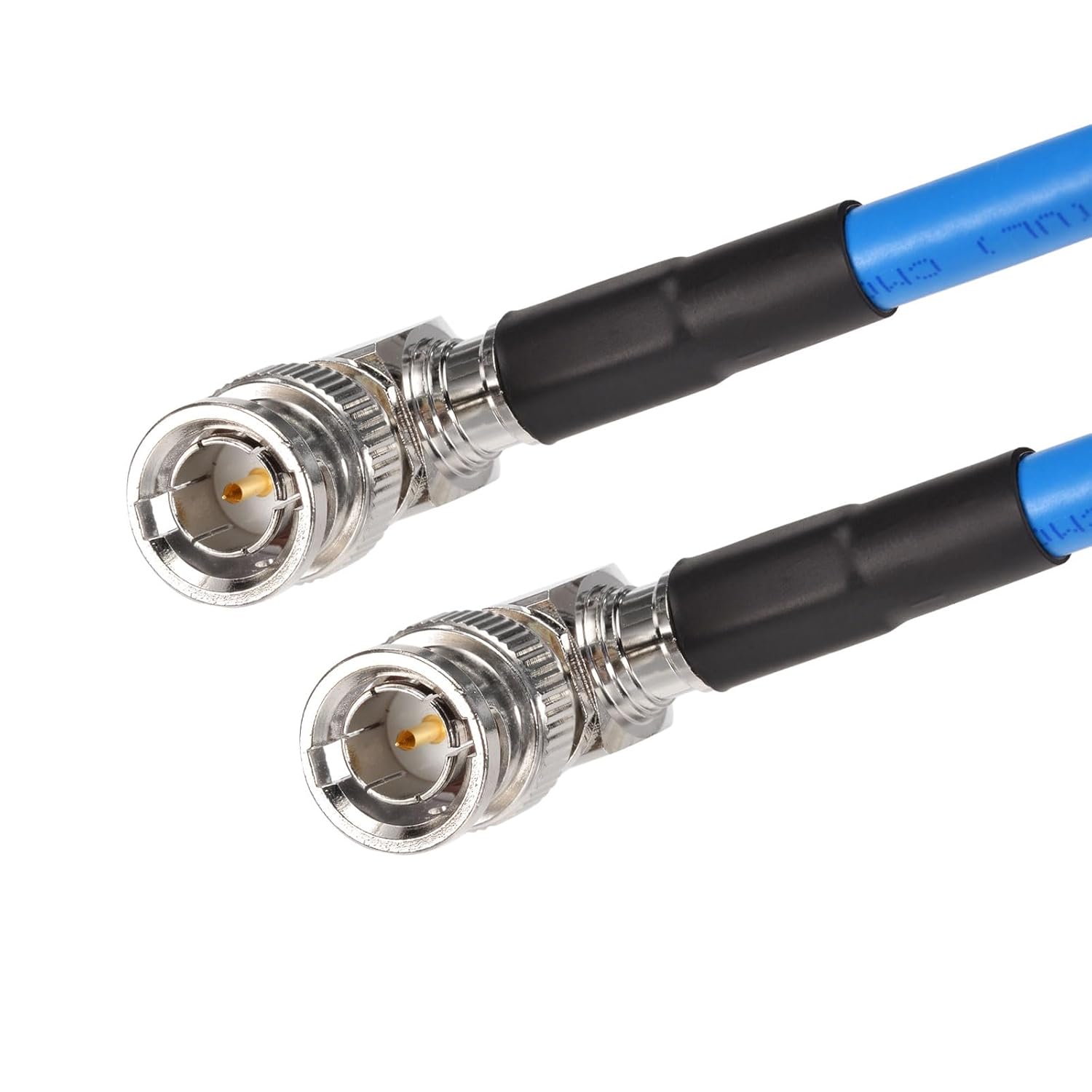 Superbat SDI Cable Short BNC Cable 3G/6G/12G Blue Belden 1694A Cable Supports HD-SDI/3G-SDI/4K/8K Monitor，Precision BNC Video Cable Right Angle to Right Angle