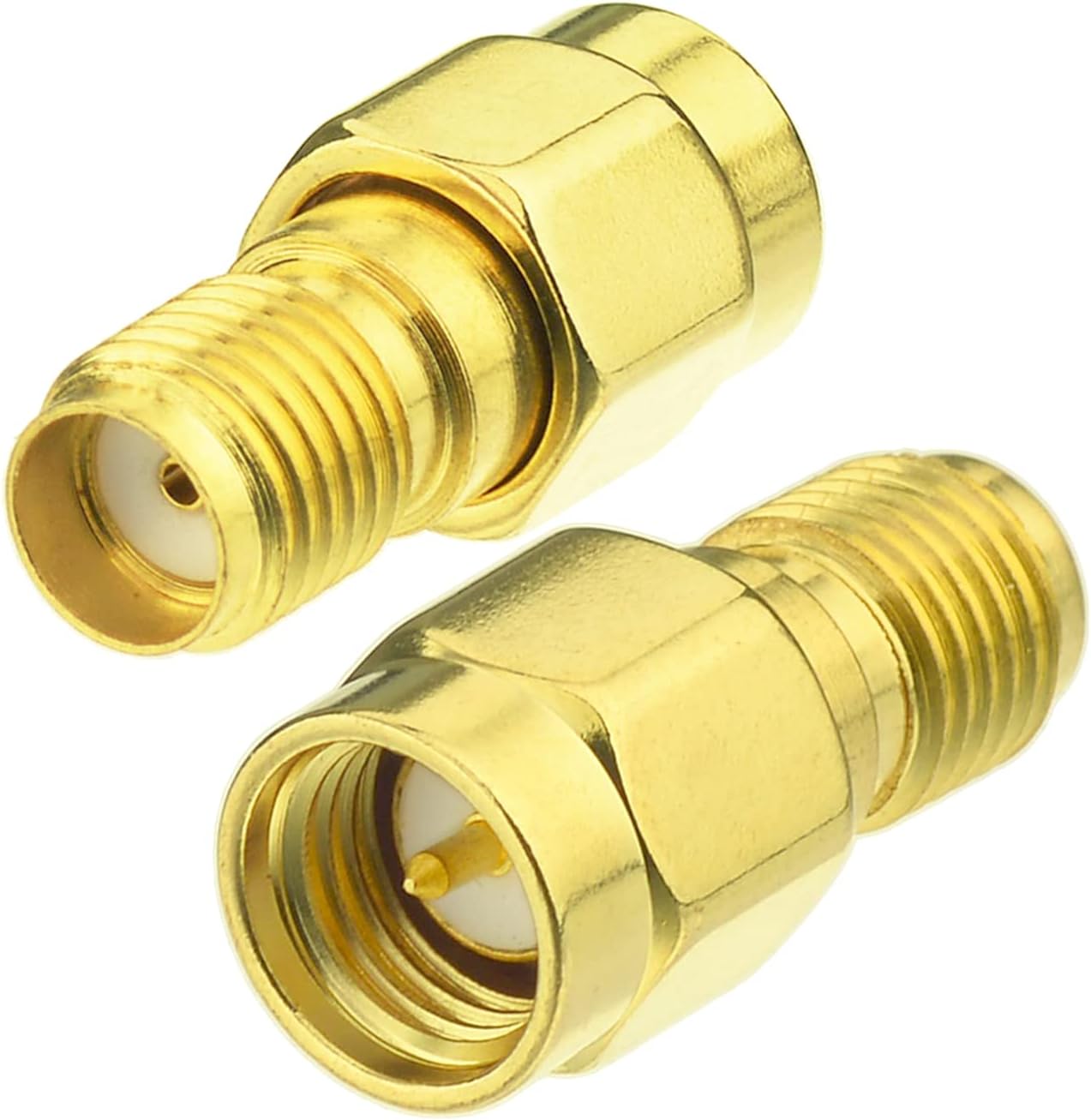 Superbat SMA Male to SMA Female Bulkhead RF Coaxial Cable RG8X Cable 15ft + 3pcs RF Coax SMA Adapter Kit for SDR Antenna Ham Radio,3G 4G LTE Antenna,ADS-B,GPS etc.