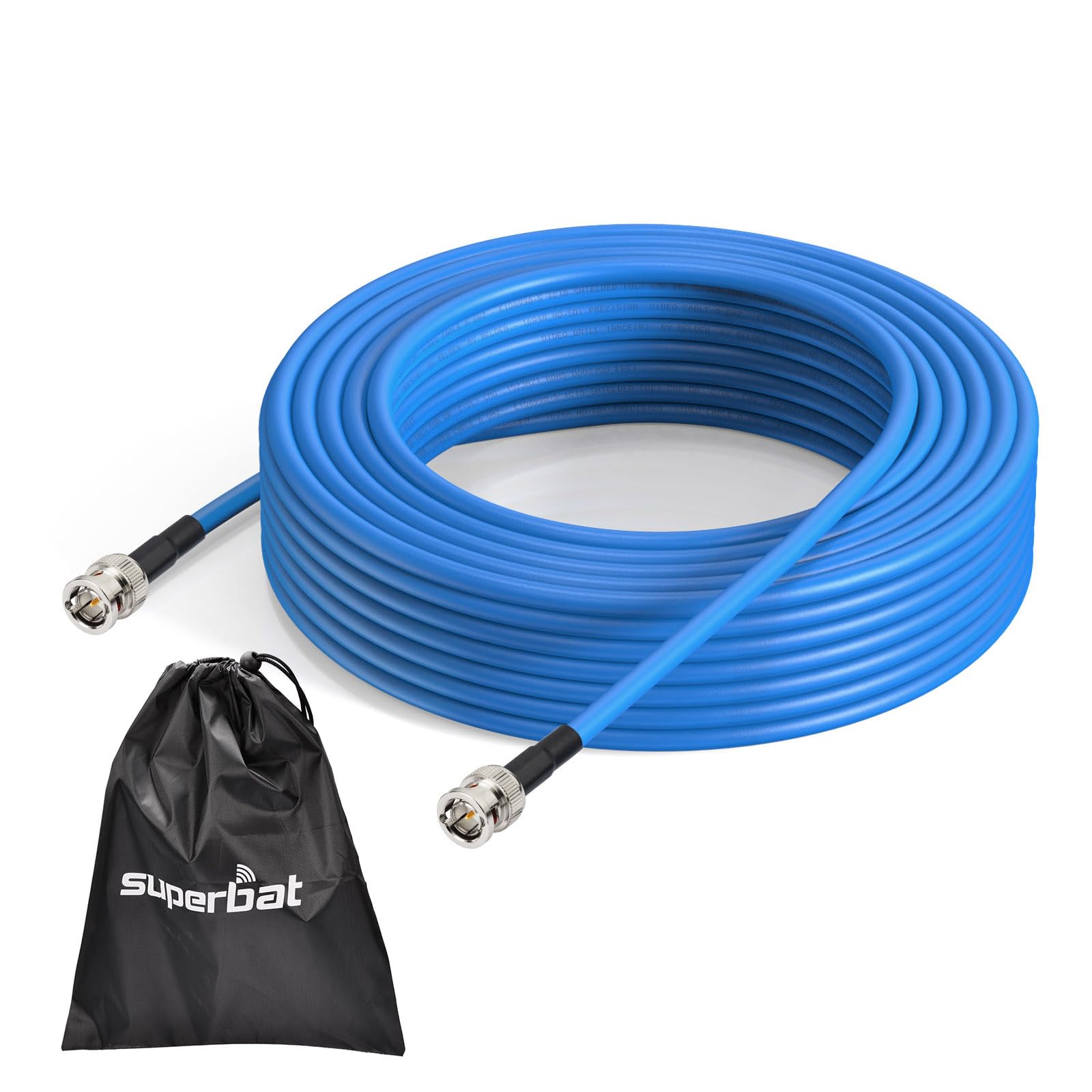 Superbat SDI Cable BNC Cable 3G/6G (Belden 1694A，1ft Supports HD-SDI/3G-SDI/4K/8K，SDI Video Cable Precision Video Cable (1Pcs)
