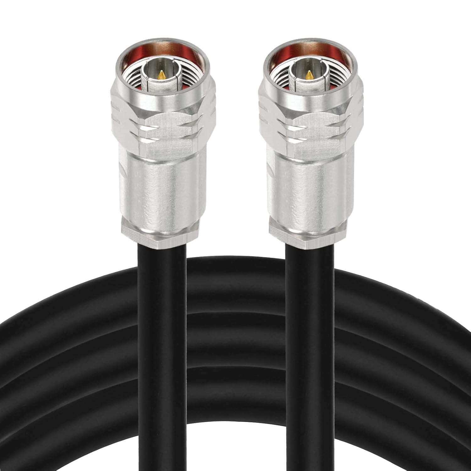 Superbat N Cable 5ft Heavy Duty Ultra Low Loss N Male to N Male Cable 50 ohm Jumper for Signal Booster ADS-B Antenna WiFi Router Repeater 3G/4G/5G Receiver etc.