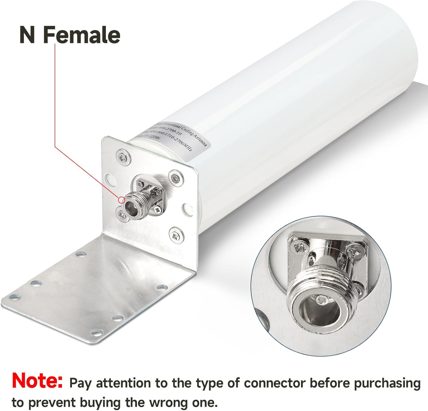 Superbat 4G LTE Outdoor Wall Mount Waterproof Antenna Type N Female Antenna for Verizon AT&T T-Mobile Sprint 4G LTE Router Gateway Cellular Modem