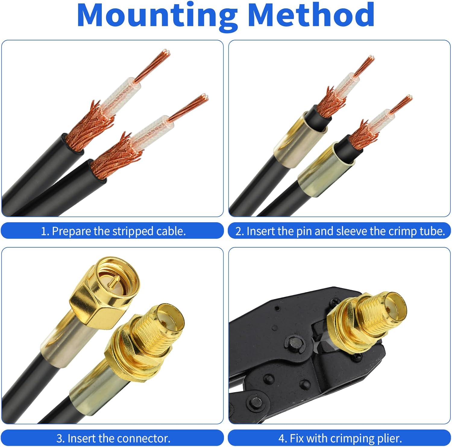 Superbat RF RG174 Coax Coaxial Cable Black 50 Ohm Mini Rg-174 Bare for Radio Cable Or DIY Antenna Wire 17ft