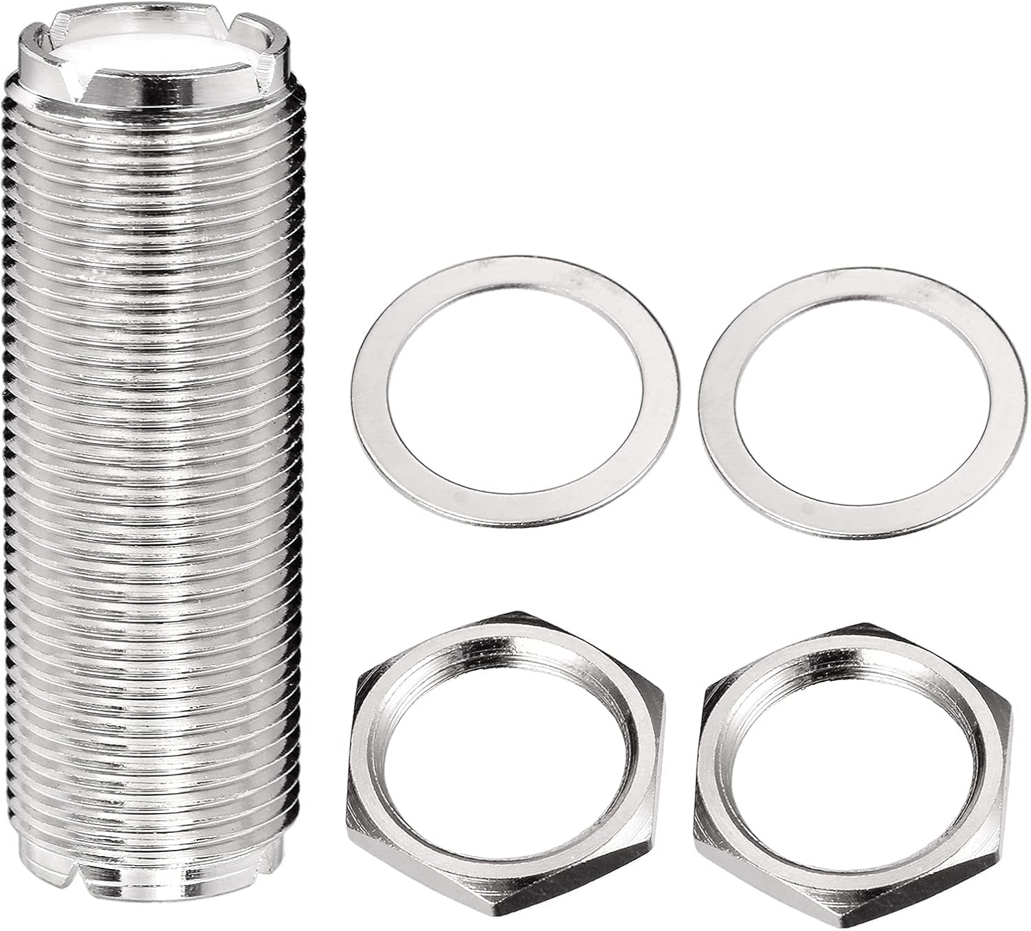 Superbat SO239 Adapter UHF Bulkhead Connector UHF Female to Female Bulkhead Connector, 2pcs